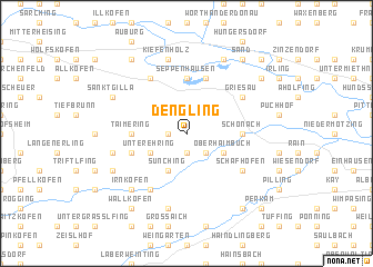 map of Dengling