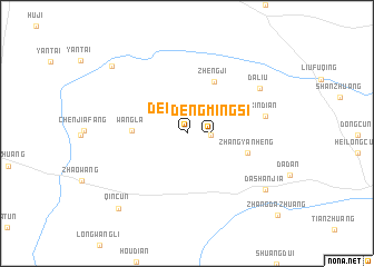 map of Dengmingsi