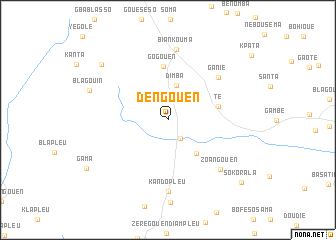 map of Dengouen