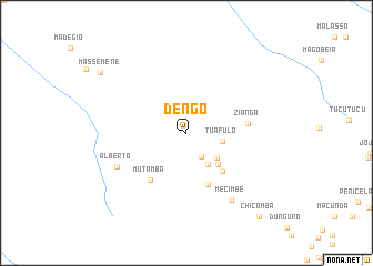 map of Dengo