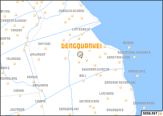 map of Dengquanwei