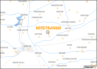 map of Dengtajiudui