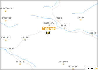 map of Dengta