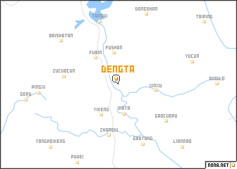 map of Dengta