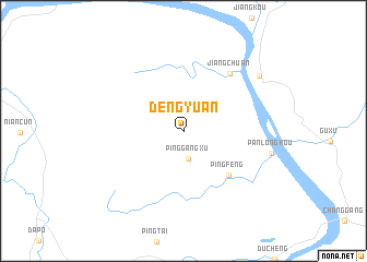 map of Dengyuan