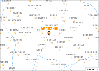 map of Dengzhai