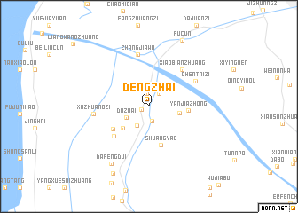 map of Dengzhai