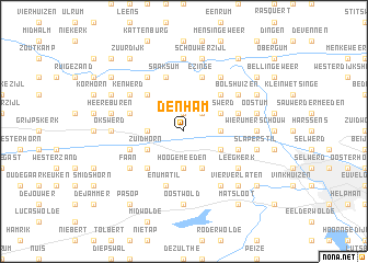 map of Den Ham