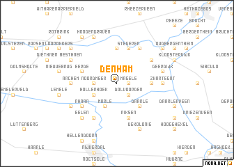 map of Den Ham