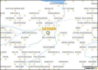 map of Den Ham