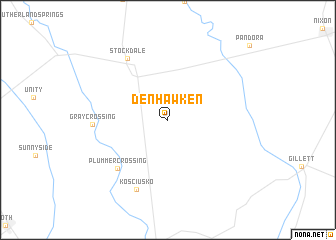 map of Denhawken