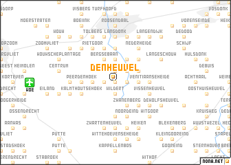 map of Den Heuvel