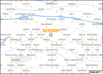 map of Den Hoef