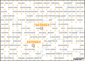 map of Den Hoek