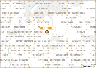map of Den Hoek