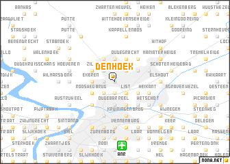 map of Den Hoek