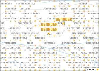 map of Den Hoek