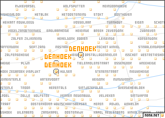 map of Den Hoek