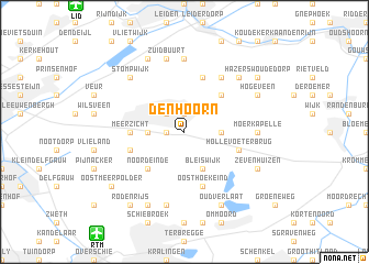 map of Den Hoorn