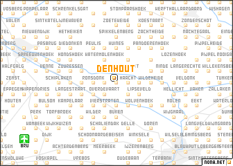 map of Den Hout