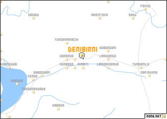 map of Deni Birni