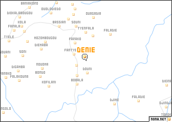 map of Dèniè