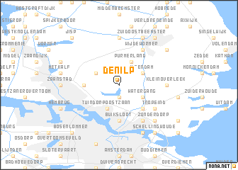 map of Den Ilp