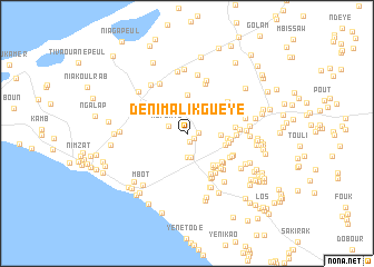 map of Dèni Malik Guèye