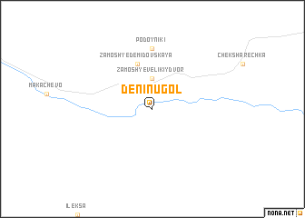 map of Denin Ugol