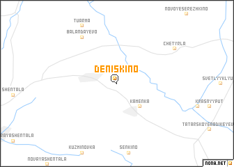 map of Deniskino