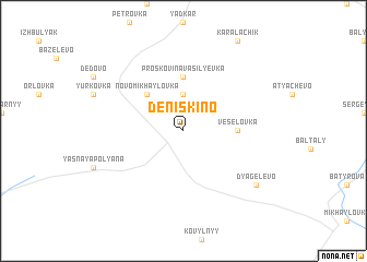 map of Deniskino