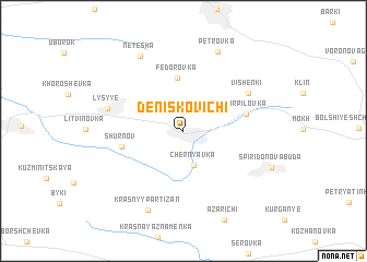 map of Deniskovichi