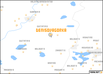 map of Denisova Gorka