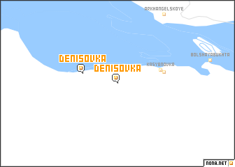 map of Denisovka