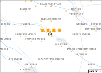 map of Denisovka