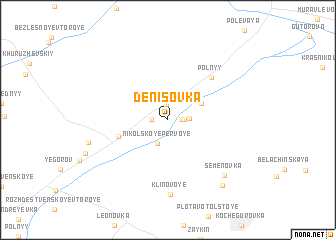 map of Denisovka