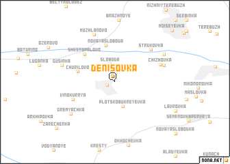 map of Denisovka