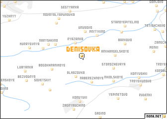 map of Denisovka