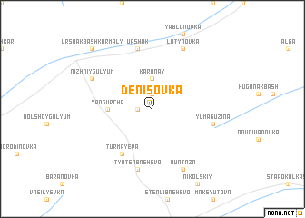 map of Denisovka