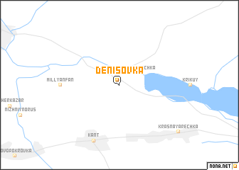 map of Denisovka