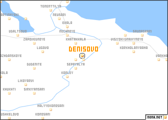 map of Denisovo