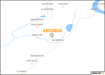 map of Denisovo