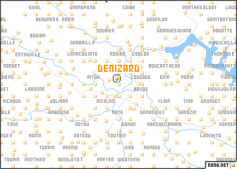 map of Denizard