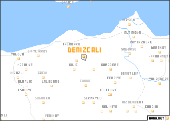 map of Denizçalı