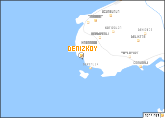 map of Denizköy