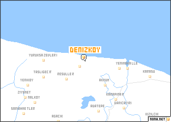 map of Denizköy