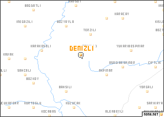 map of Denizli