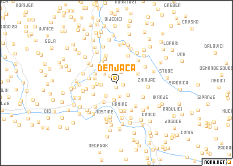 map of Denjača