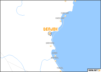 map of Denjok