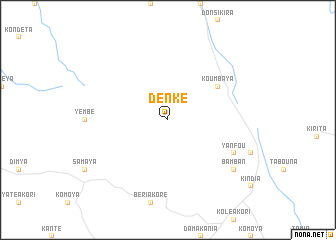 map of Denké